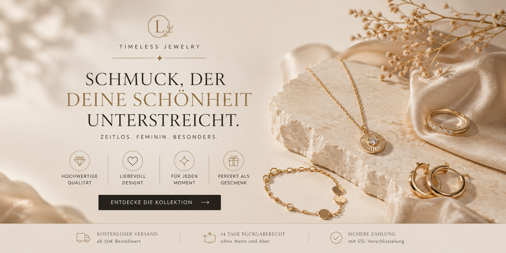 Zeitlose Eleganz - Schmuck und Accessoires