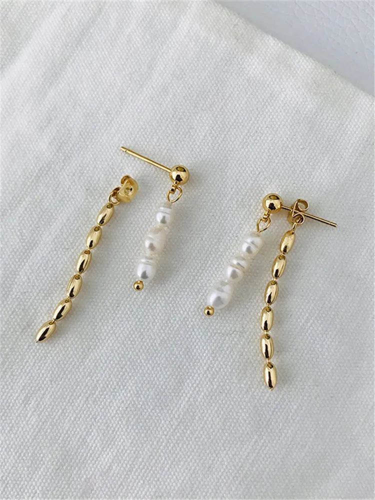 Elegante Perlenohrringe