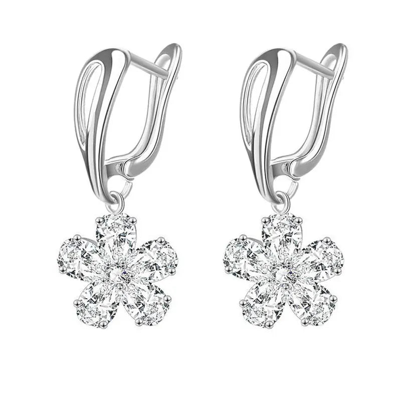 Elegante Blumen - Ohrringe - zeitlos und elegant
