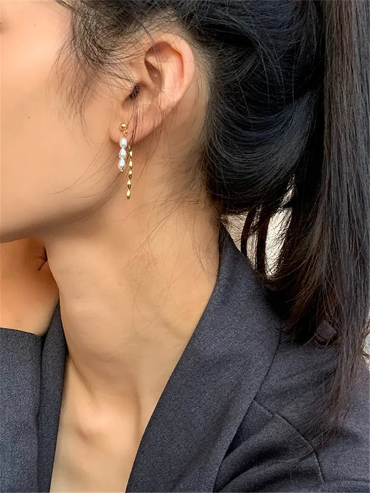 Elegante Perlenohrringe