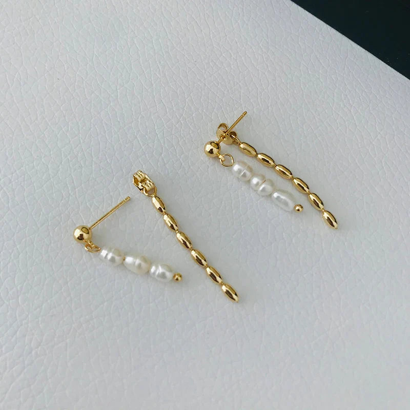Elegante Perlenohrringe