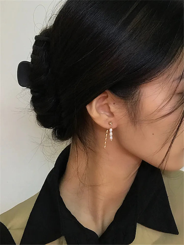 Elegante Perlenohrringe