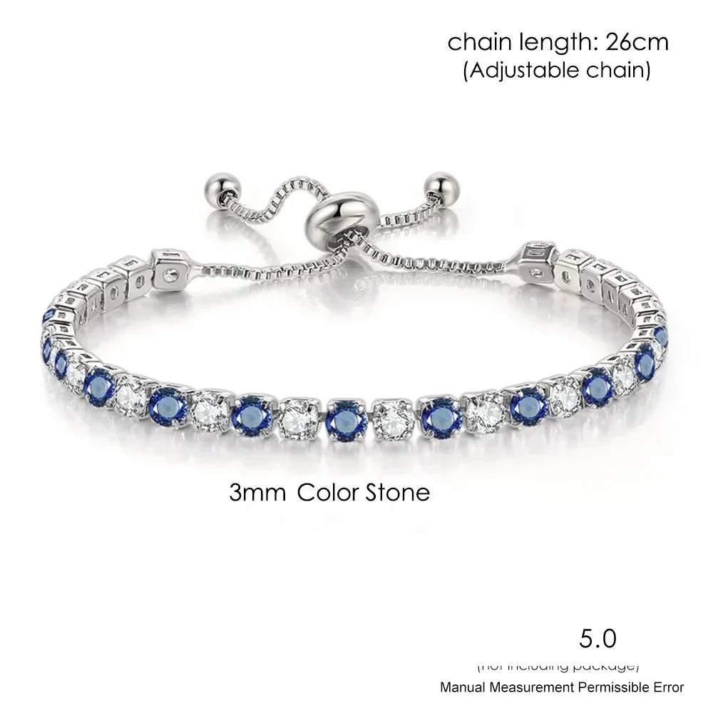 Elegante Armkette/ Armband in Roségold mit farbenfrohen Steinen