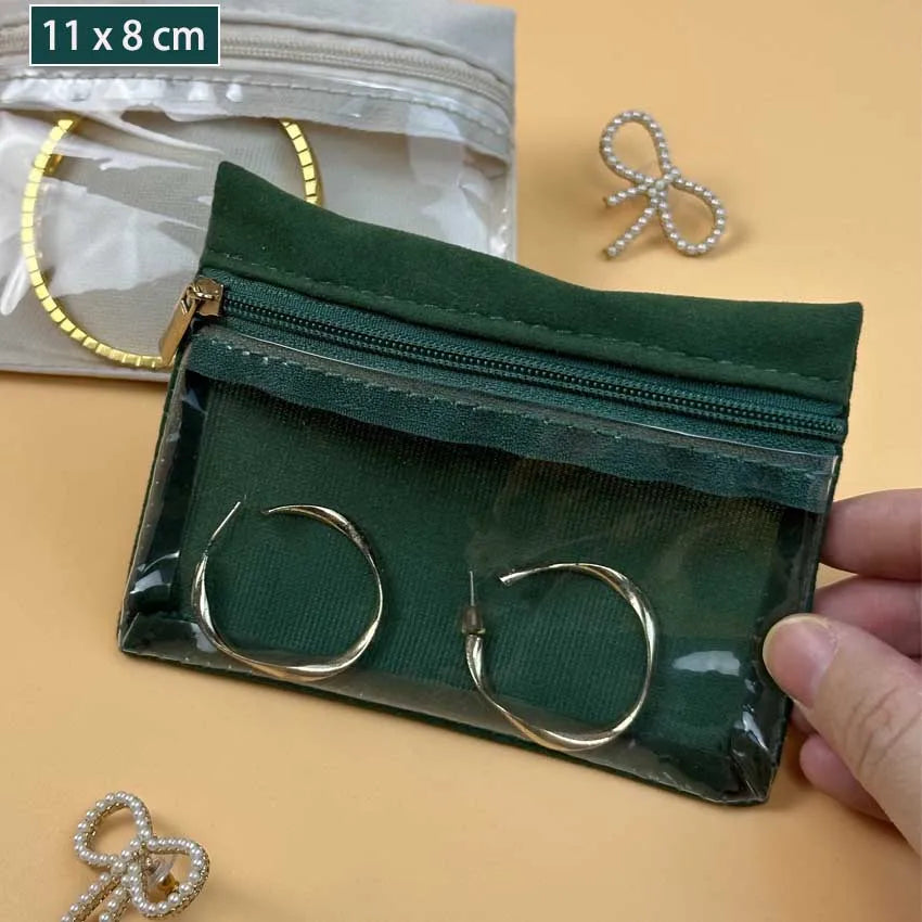 Kleine Schmuckaufbewahrungstaschen, 6 Stück