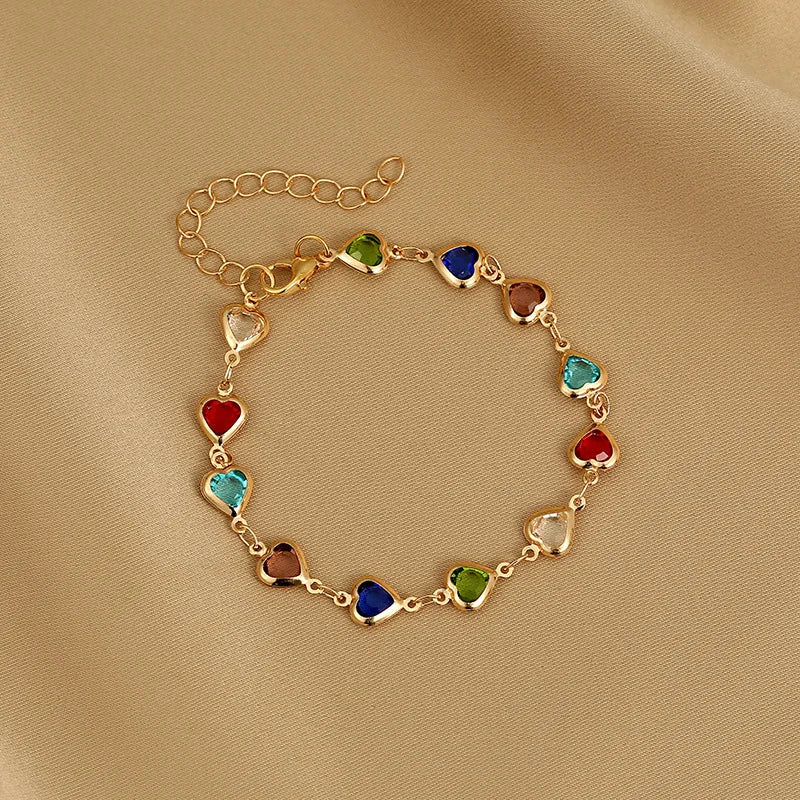 Elegante Armkette/ Armband mit Steinen und Perlen, verschiedene Modelle