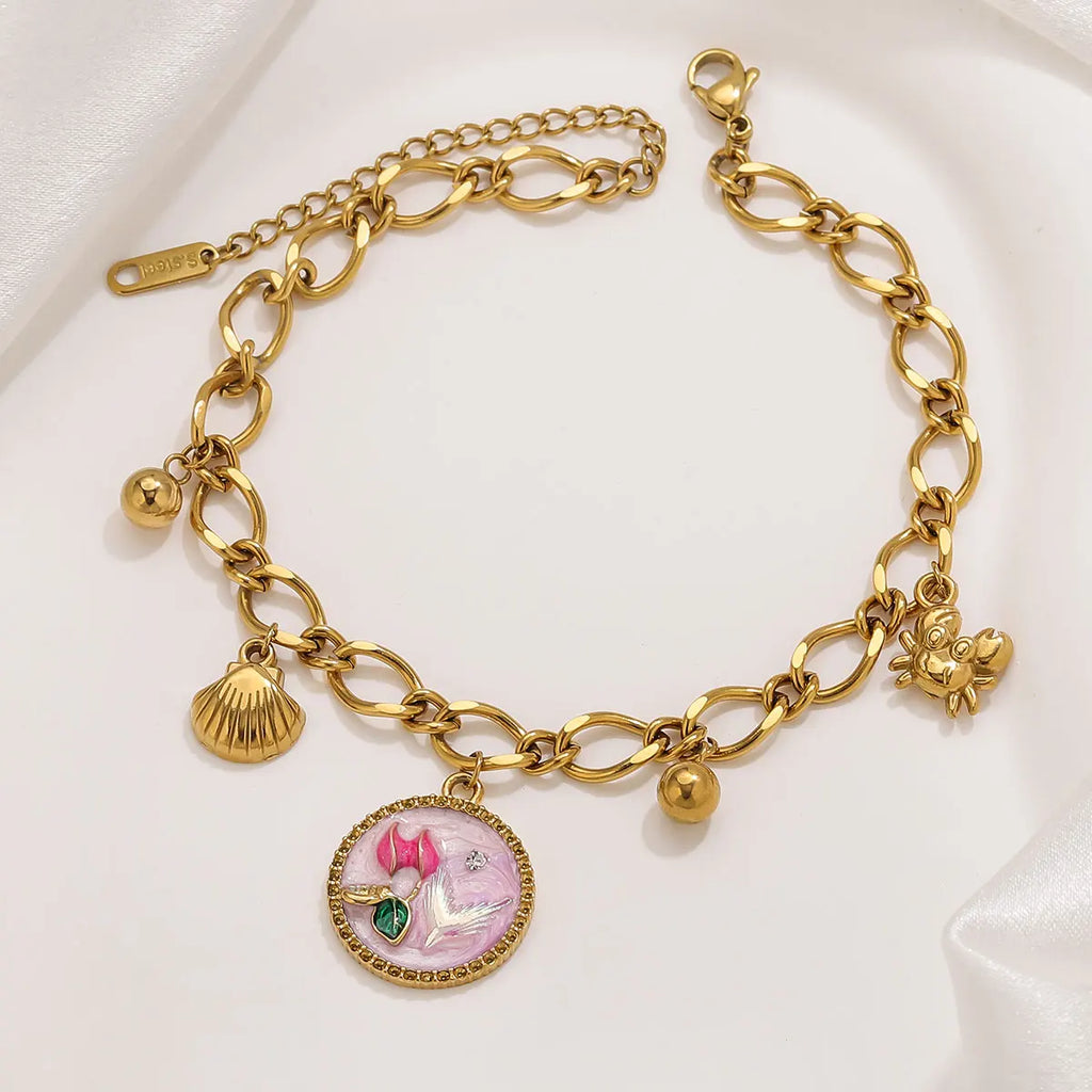 Elegantes Armband mit verschiedenen Motiv - Anhängern