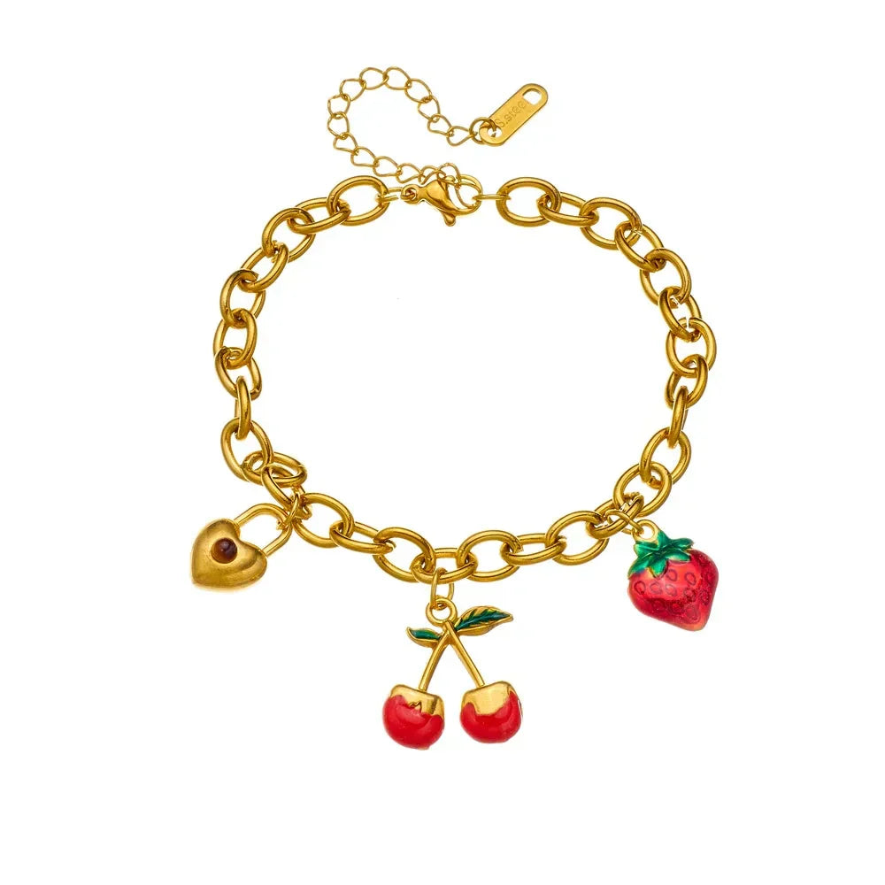 Elegantes Armband mit verschiedenen Motiv - Anhängern