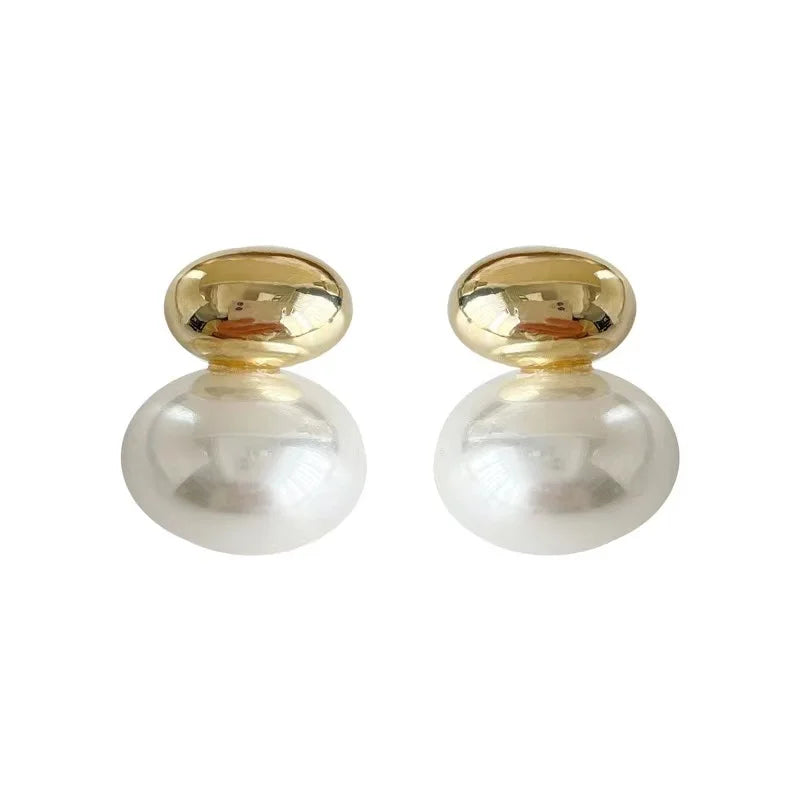 Elegante Perlenohrringe, verschiedene Modelle
