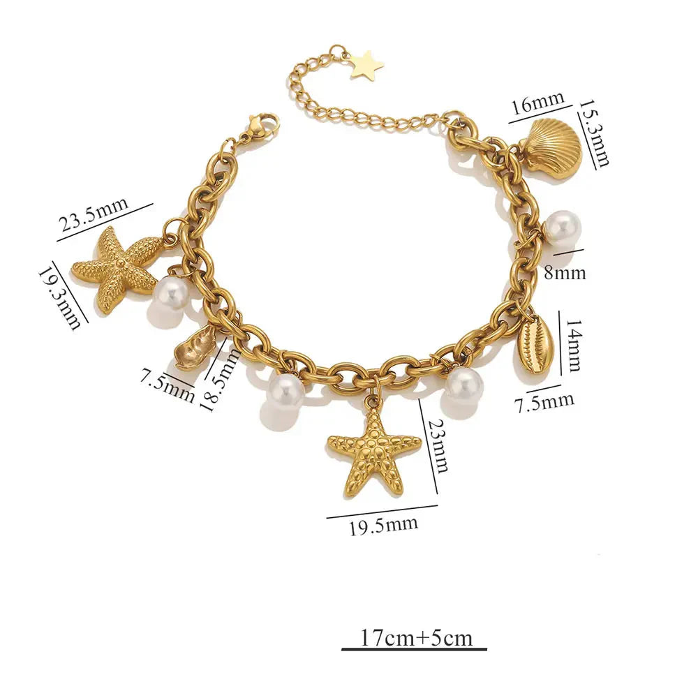 Elegantes Armband mit verschiedenen Motiv - Anhängern
