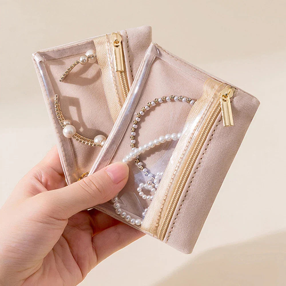 Kleine Schmuckaufbewahrungstasche, perfekt für die Handtasche