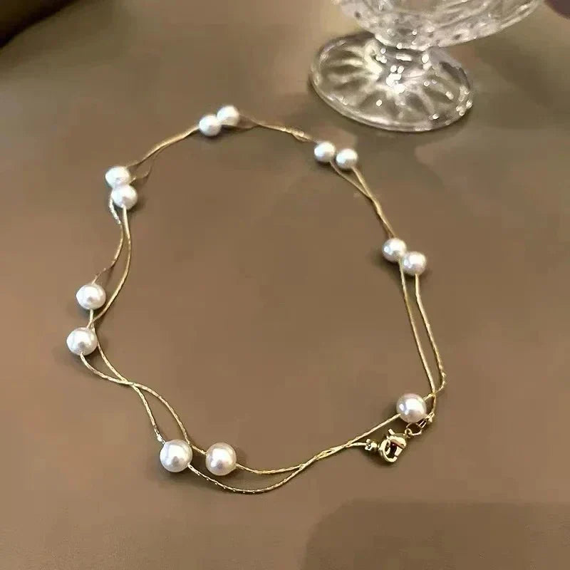 Perlenhalskette, verschiedene Designs