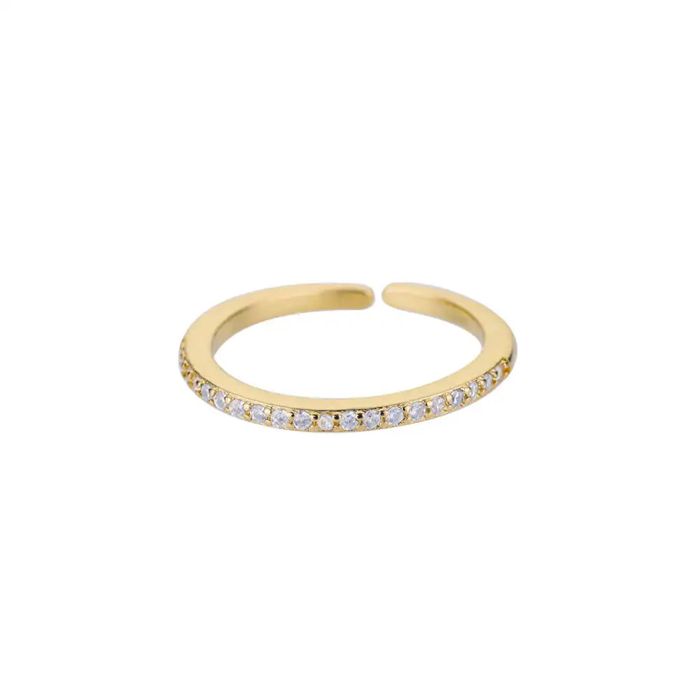 Eleganter Ring mit bunten Steinen, verschiedene Varianten