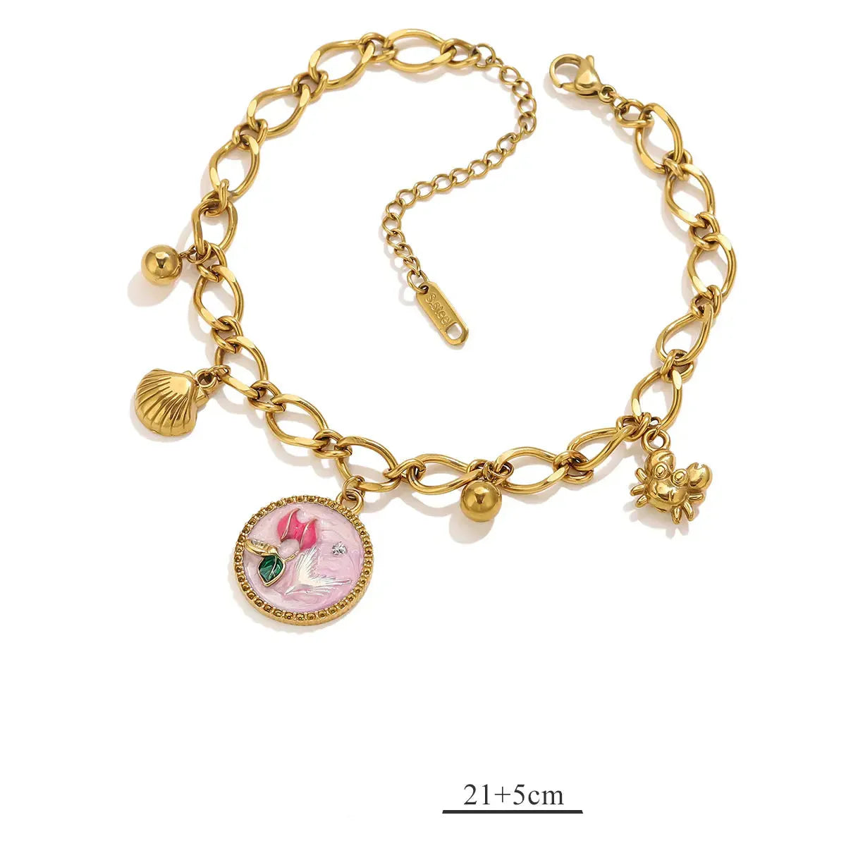 Elegantes Armband mit verschiedenen Motiv - Anhängern