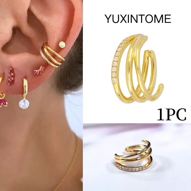 Elegante Earcuff´s, Ohrringe in zeitlosem Design