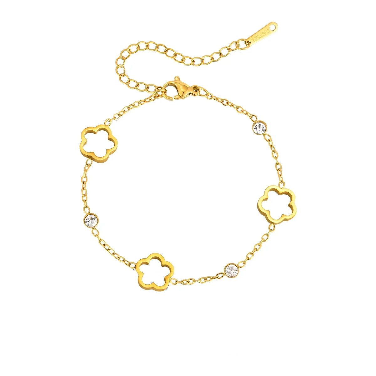 Elegante Armkette/ Armband in Gold, mit verschiedenen Motiven