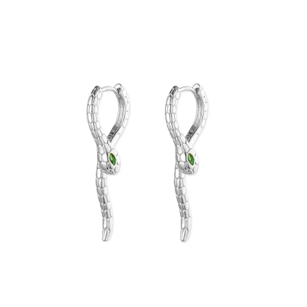 Elegante Ohrringe im Schlangen - Design - zeitlos und elegan