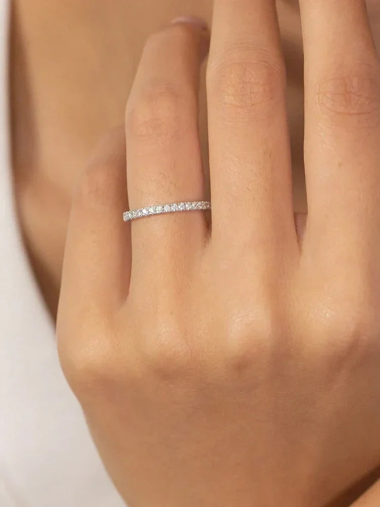 Eleganter, schmaler Ring, verschiedene Designs