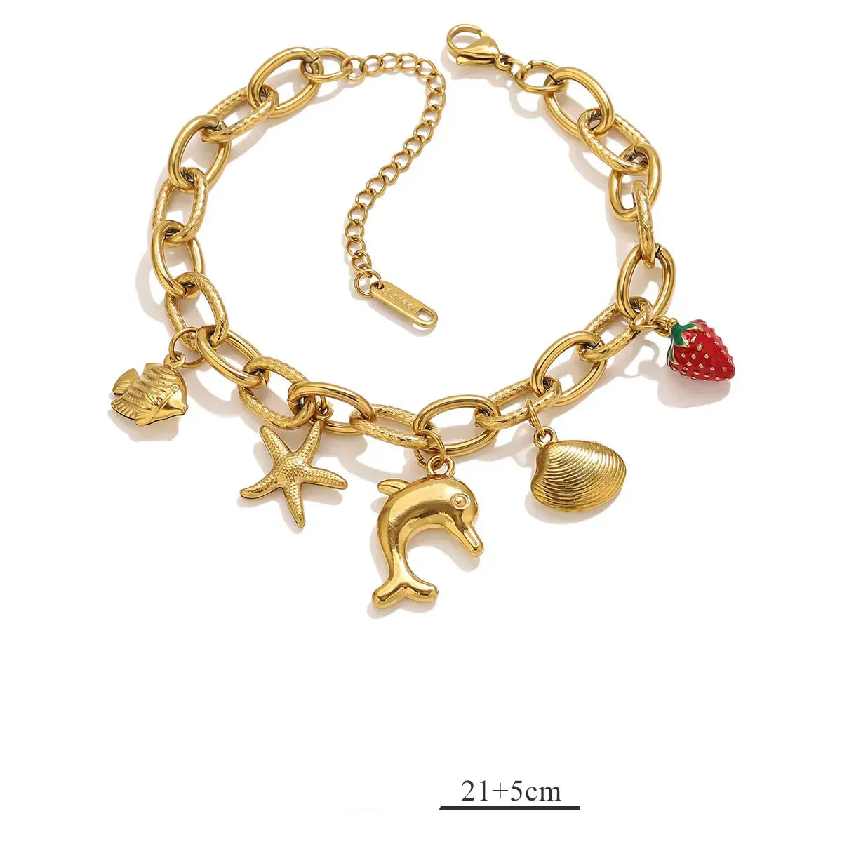 Elegantes Armband mit verschiedenen Motiv - Anhängern