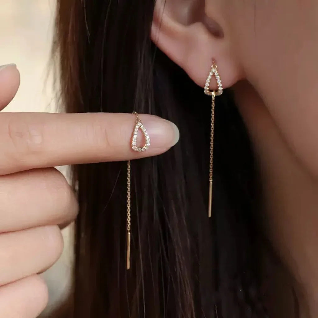 Elegante Ohrringe, verschiedene Designs