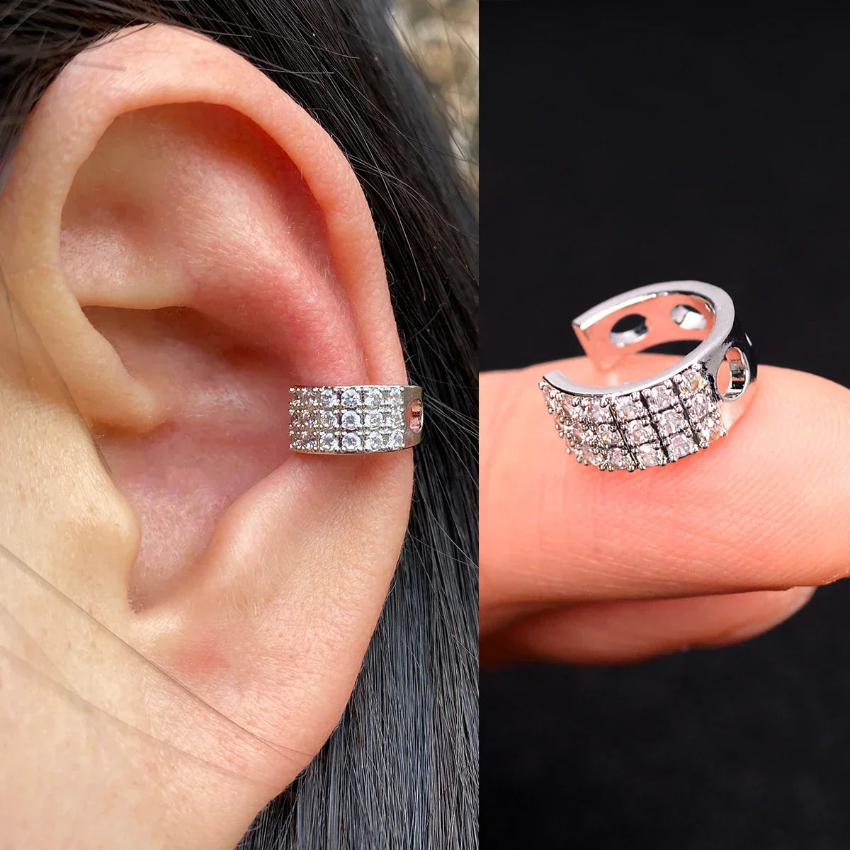 Elegante Earcuff´s, Ohrringe in zeitlosem Design