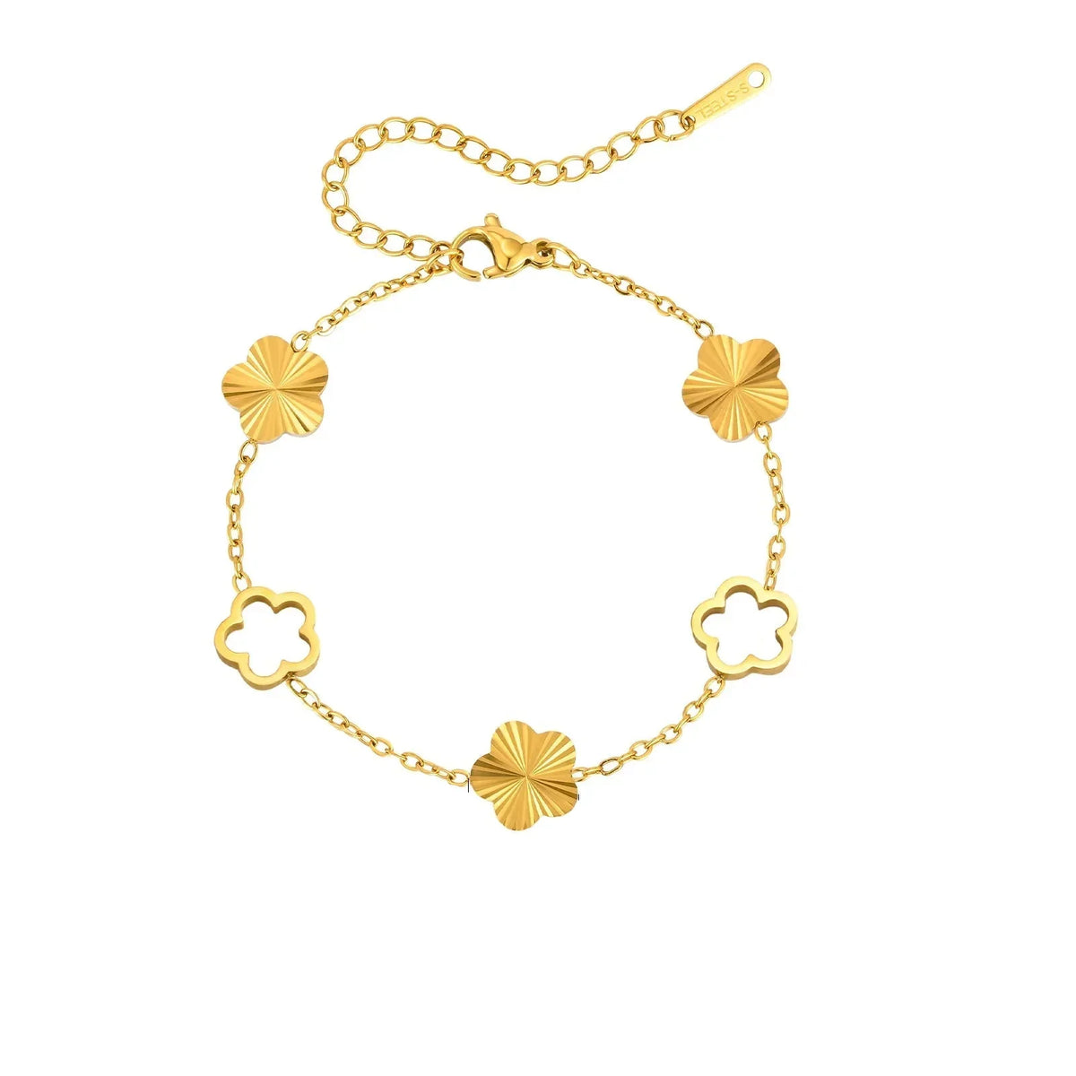 Elegante Armkette/ Armband in Gold, mit verschiedenen Motiven