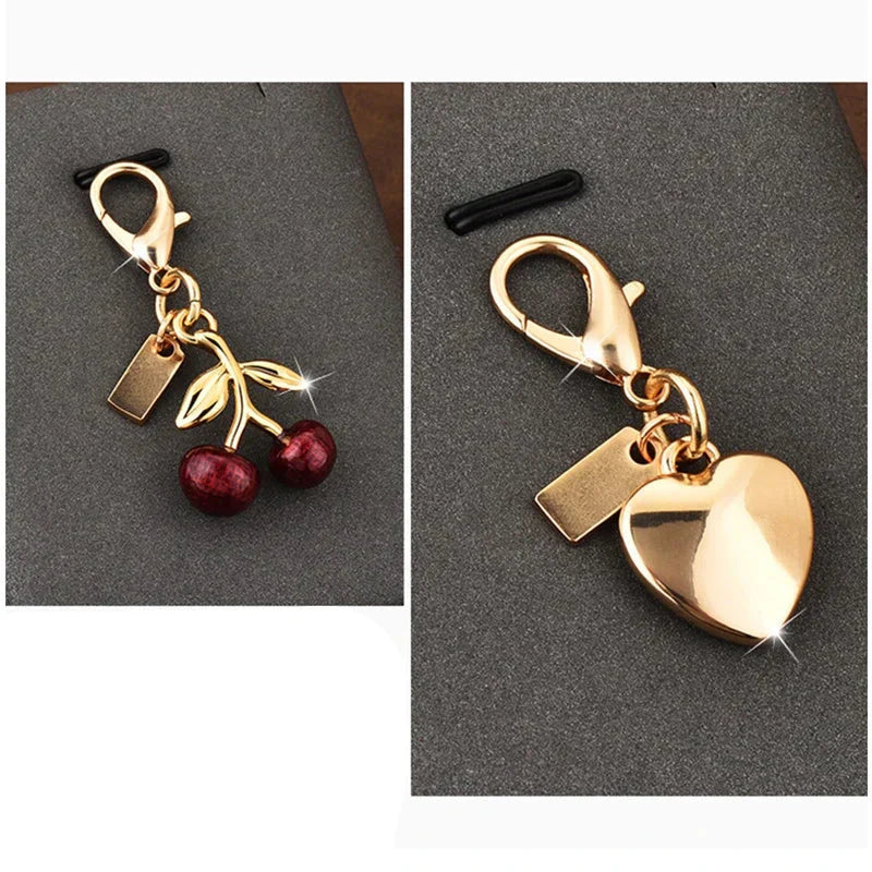 Niedlicher Taschenanhänger, Accessoire in Gold mit verschiedenen Motiv - Anhänger