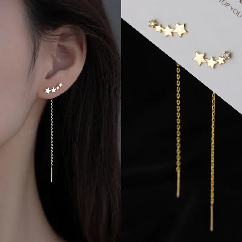 Elegante Ohrringe, verschiedene Designs