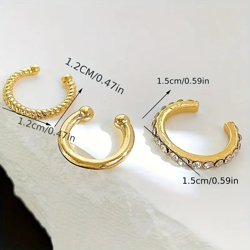 Elegante Earcuff´s, Ohrringe in zeitlosem Design