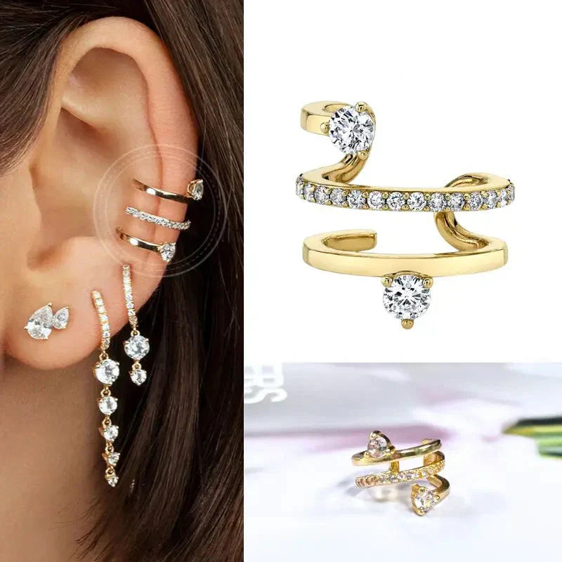 Elegante Earcuff´s, Ohrringe in zeitlosem Design