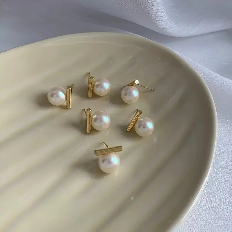 Elegante Perlenohrringe