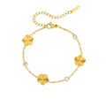 Elegante Armkette/ Armband in Gold, mit verschiedenen Motiven
