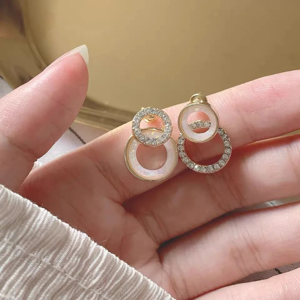 Elegante Creolen Ohrringe, verschiedene Modelle