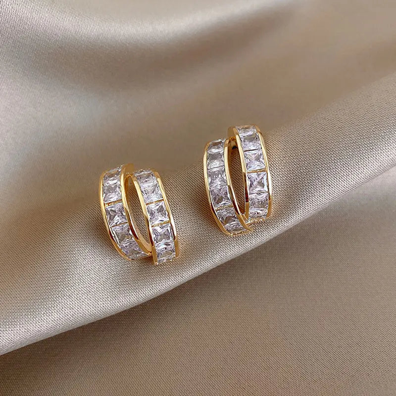 Elegante Creolen Ohrringe, verschiedene Modelle