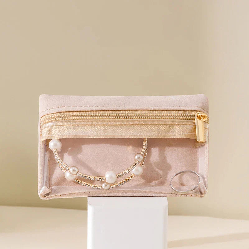 Kleine Schmuckaufbewahrungstasche, perfekt für die Handtasche