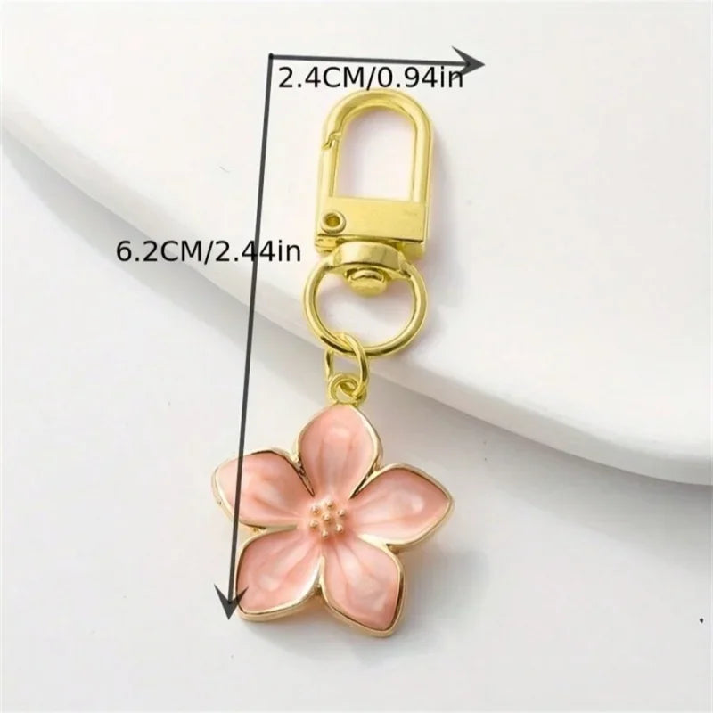 Niedlicher kleiner Blumenanhänger für jede Handtasche