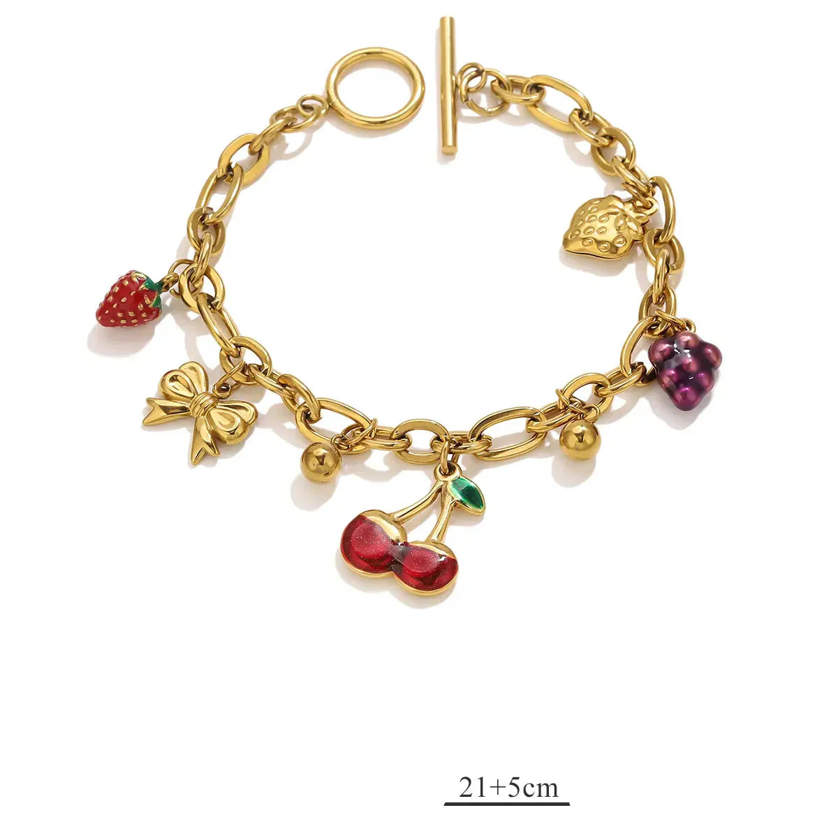 Elegantes Armband mit verschiedenen Motiv - Anhängern