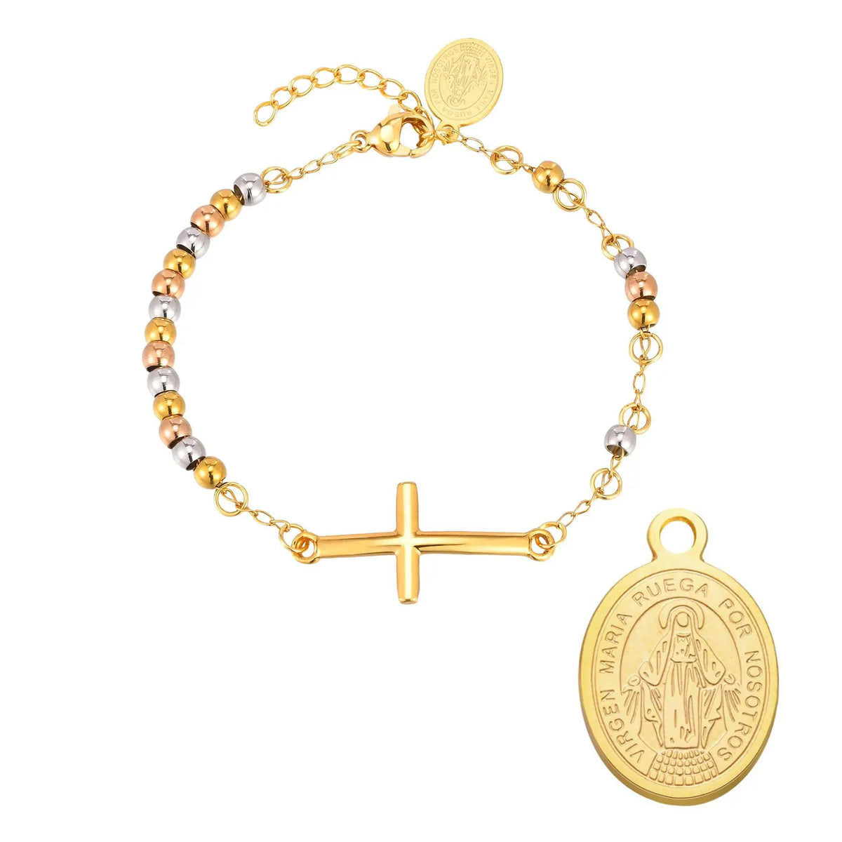 Elegante Armkette/ Armband in Gold, mit verschiedenen Motiven