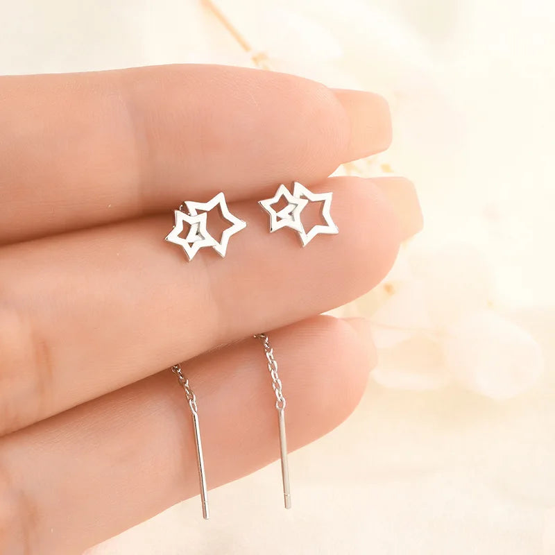 Elegante Ohrringe, verschiedene Designs